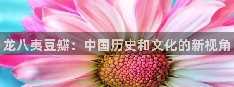 sbobet利记4注册：龙八夷豆瓣：中国历史和文化的新视角