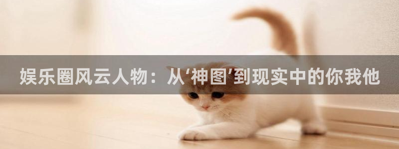 sbobet利记平台登录：娱乐圈风云人物：从‘神图’到现实中的你我他