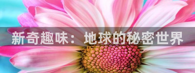 sbobet利记电子有限公司：新奇趣味：地球的秘密世界